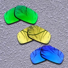 Green 24K Golden Violet Replacement Lenses For-Oakley Crankshaft Polarized