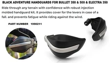 "BLACK ADVENTURE HANDGUARD" FIT FOR ROYAL ENFIELD BULLET 350/500 & ELECTRA 350
