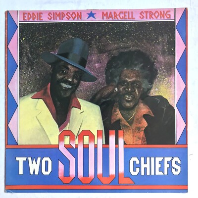 Eddie Simpson, Marcell Strong   Two Soul Chiefs Vinyl LP R&B Red Lightnin'