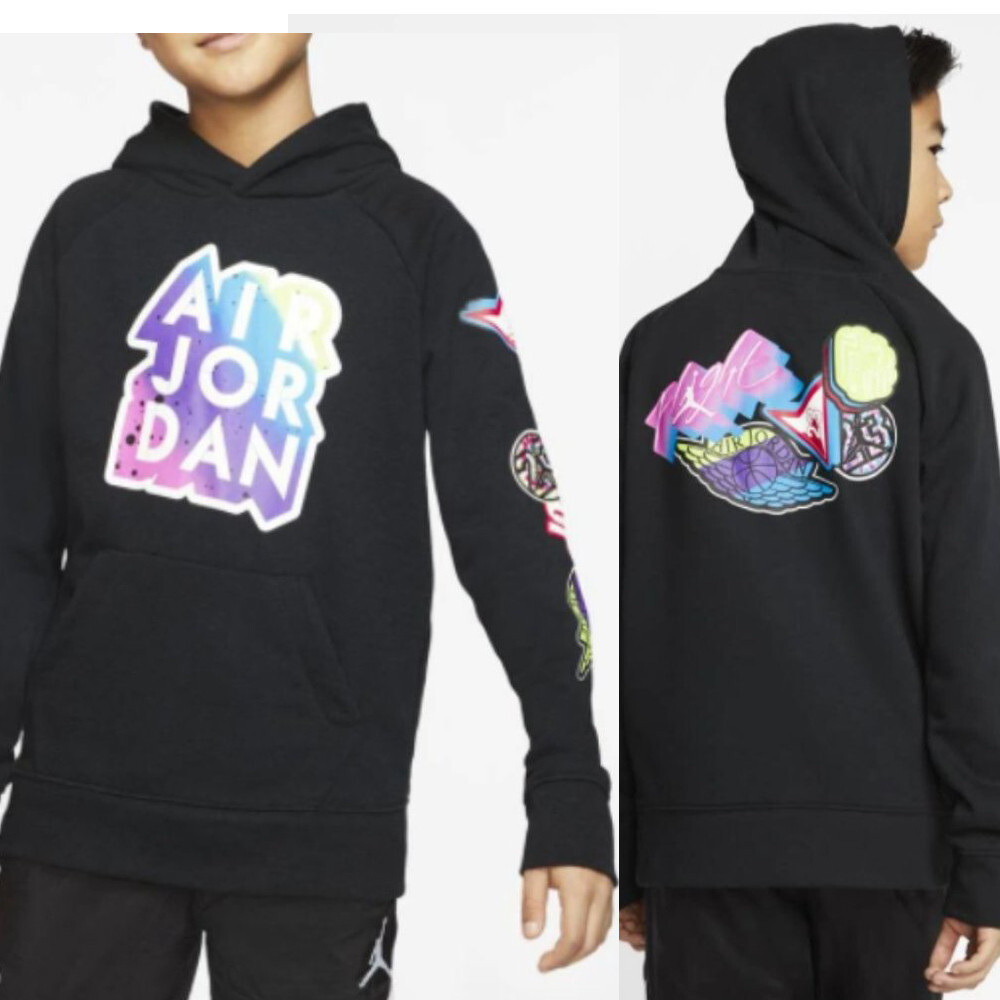 jordan sticker hoodie