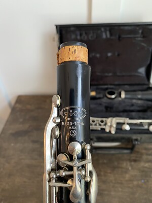 Vintage Vito Reso-tone 3 U.S.A. 7212 Clarinet W/ Original Case