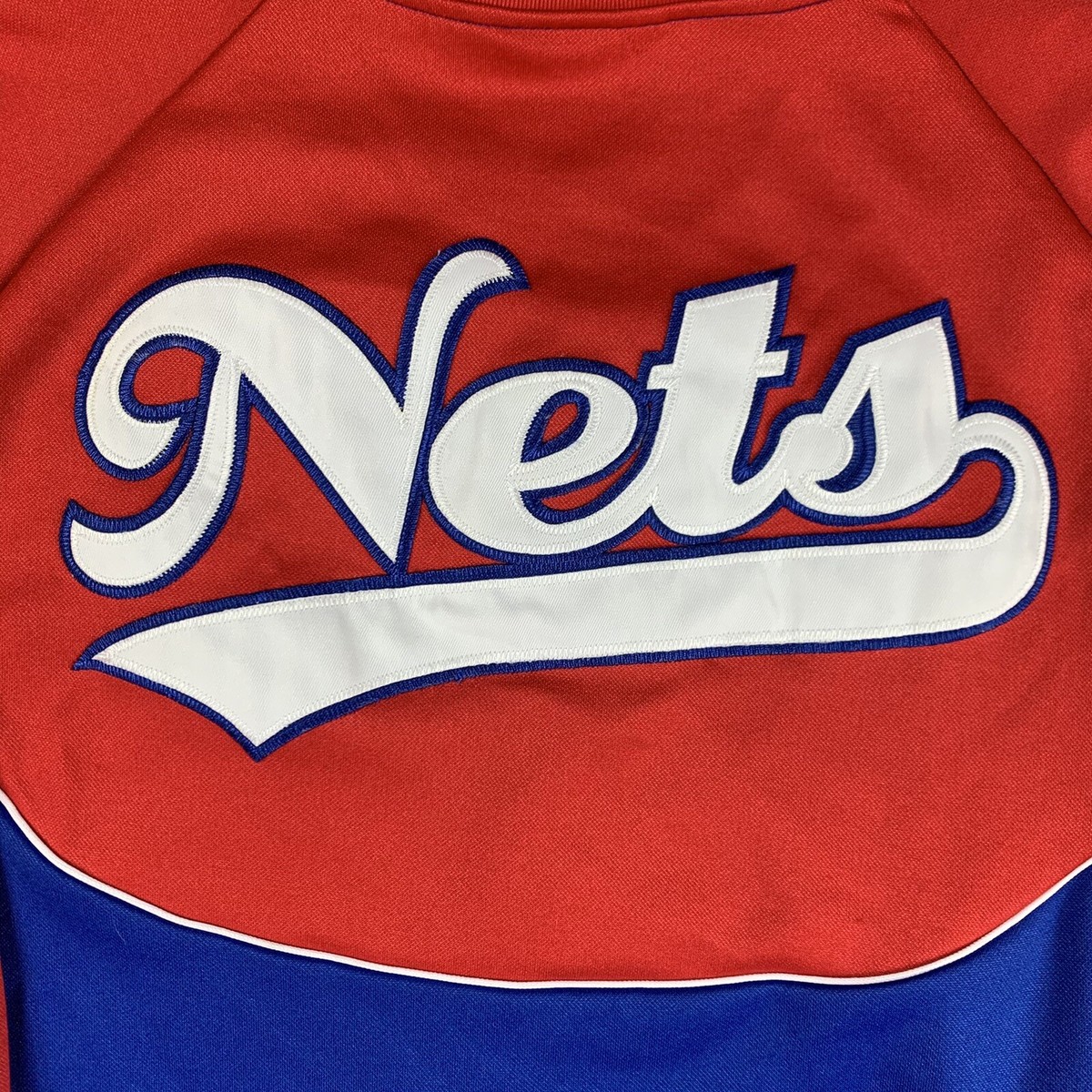 Nets ウォームアップジャケット ゲームシャツ New Jersey Nets Warm Up 1/4 Zip Shirt | eBay