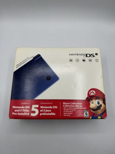 Nintendo DSi Metallic Blue Handheld System Japan NTSC & PKEMON Dash