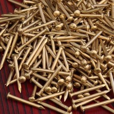 1.2mm 1.5mm 2mm 2.8mm Brass Round Head Brass-color Furniture Decorative Nail