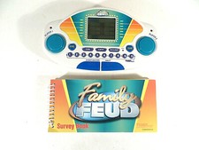 Family Feud Handheld Electronic Game Survey Book Instructions Tiger 1999 Tested