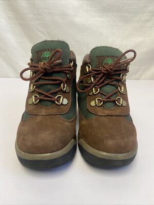 Timberland Field Boots Youth Sz 13 Brown Green Suede | eBay