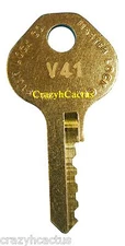 Master Lock Padlock 1525 1585 2010 2076 Control Key OEM Original Master Key V41