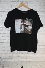 Riverdale Black Cotton Basic T-Shirt Size L 14/16 Crew Neck