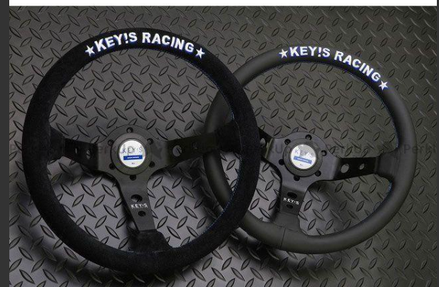 KEY'S RACING Genuine Original steering wheel deep type 330mm KEY'S RACING Genuine Original steering wheel deep type 330mm