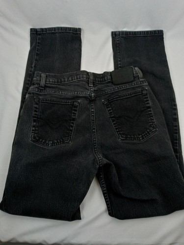 Women's Harley-Davidson Jeans Denim Pants Size 10 Long 10L Straight Black - Picture 4 of 8