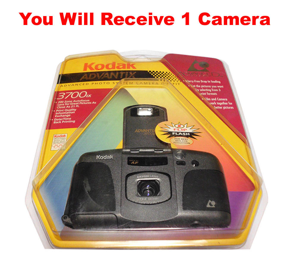 Kodak Advantix 3700IX APS Film Camera Advanced Photo System Flash Date