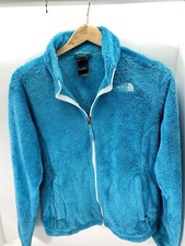 The North Face Youth Girls Turquoise Osito Fleece Full Zip Jacket Size XL 18