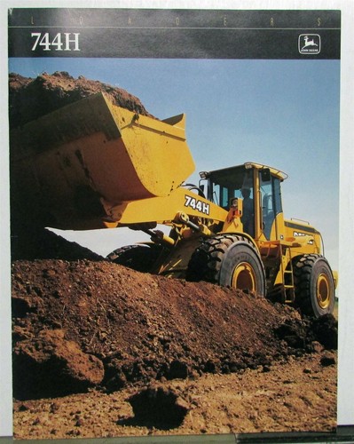 1998 John Deere 744H Loaders Specifications Construction Brochure | eBay