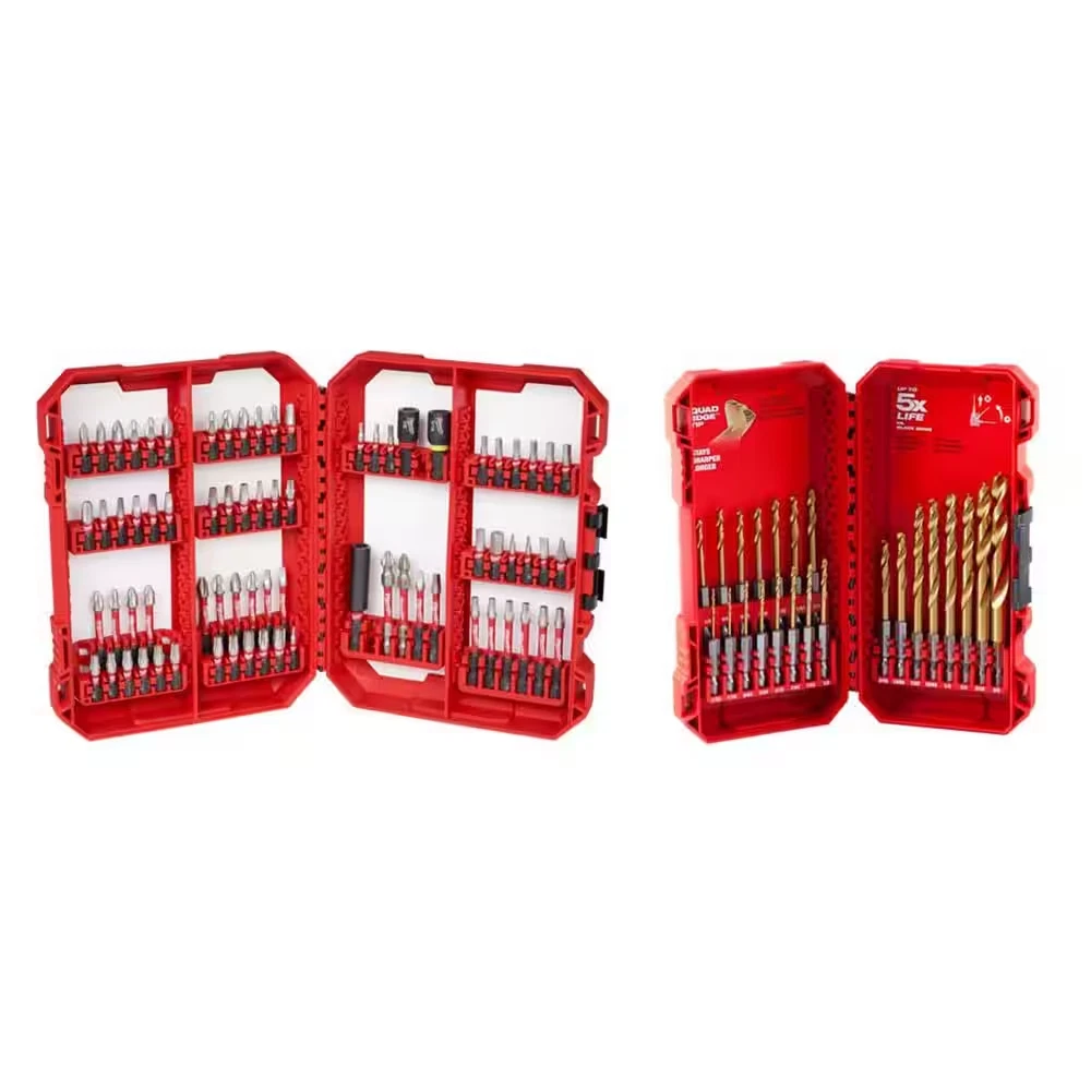 Shockwave impact duty online titanium drill bit set