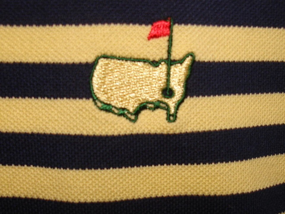 COLECCIÓN MASTERS POLO AMARILLO/AZUL 100% AÑOS 60 2 CAPAS ALGODÓN MERCERIZADO S/S TALLA. L Foto 2 de 4