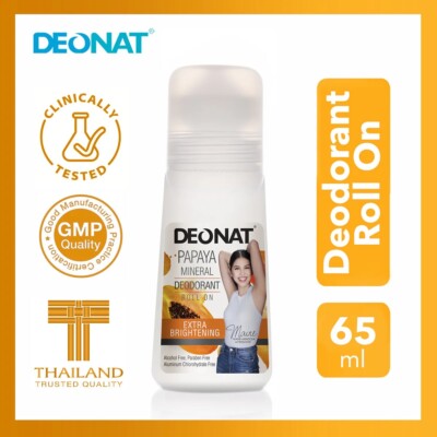 DEONAT MINERAL DEODORANT ROLL-ON (PAPAYA) 65ML
