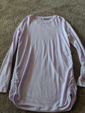 Athleta Lilac Women's Small Modal Sweatshirt Cozy Stretchy B3