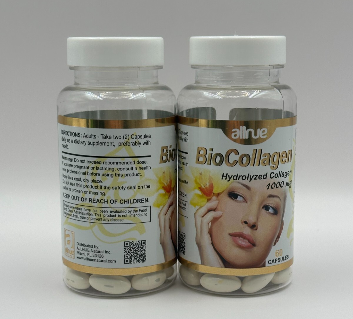 2 Clear Skin Hydrolyzed Collagen Antioxidant Prevent Wrinkle Aging Pills