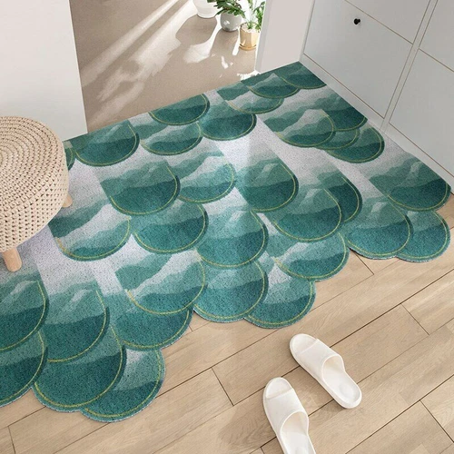 Floor Rug Non-Slip Welcome Carpet Durable Rubber Door Mats Low-Profile Heavy Rug - Picture 23 of 36