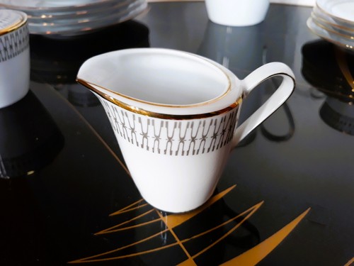 50er Winterling Goldrand Kaffee Geschirr Set Porzellan 20 teilig 60er - Bild 9 von 14