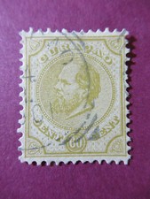 CURACAO 1889 FRANCOBOLLO N. 17 USATO VAL. CAT. € 22,00