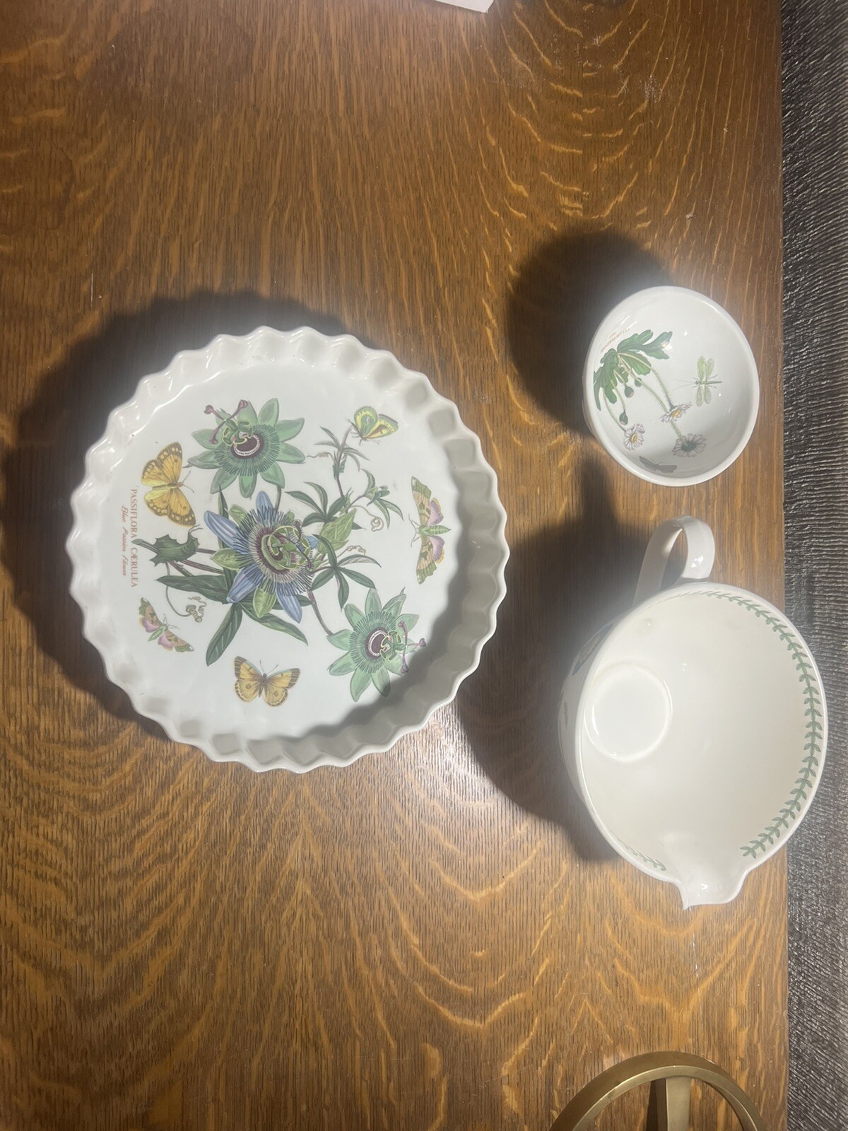 Portmeirion Botanic Garden Set of 3 serving dish pitcher small bowl