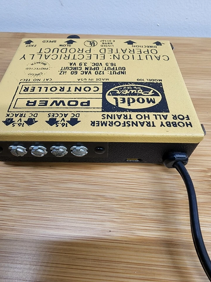 Model Power 100 Vintage 1977 Ho Scale Train Controller - Image 3 of 4