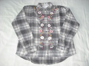 BNWT Matalan girls grey check 