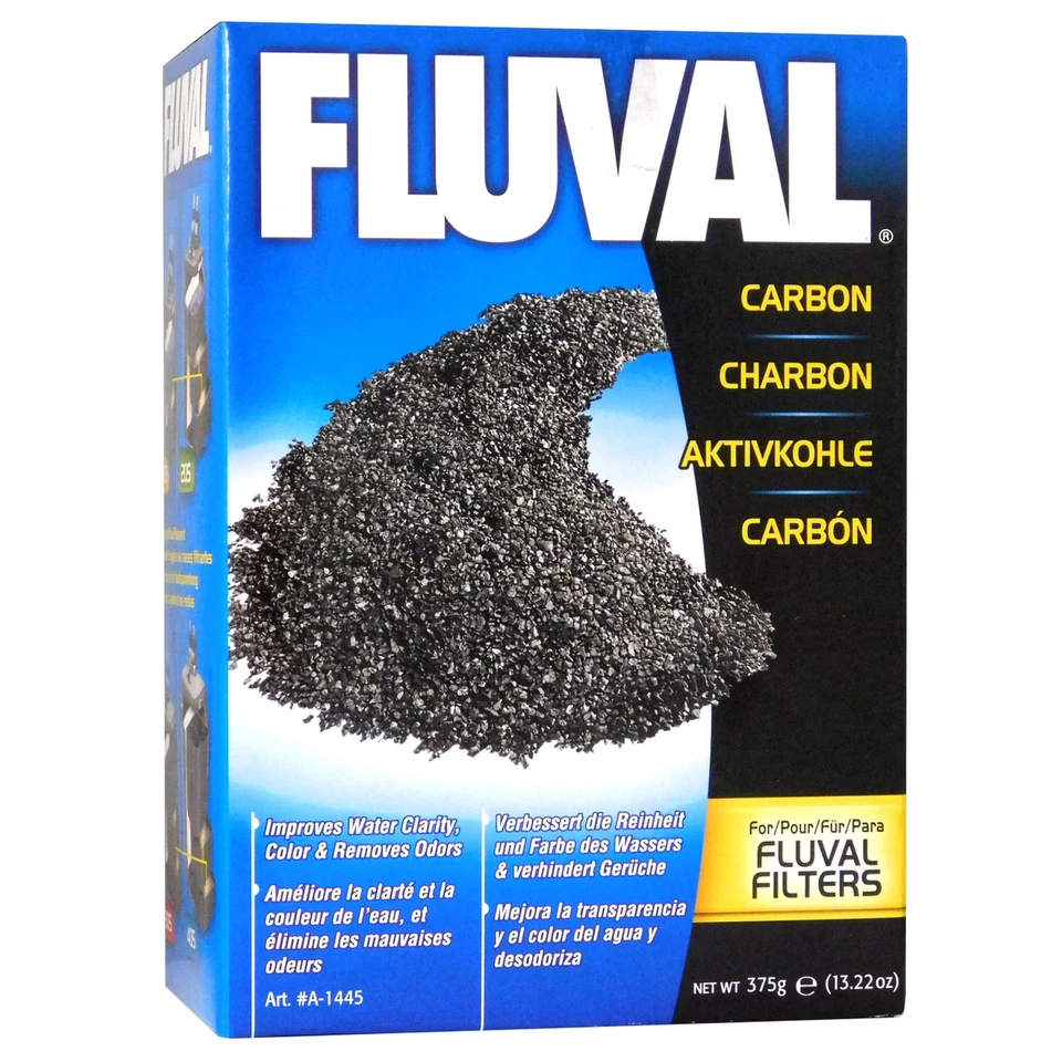 Fluval Activated Carbon 375g Media External Filter Aquarium Fish Tank x1 x2 x3