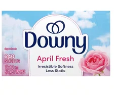 Downy April Fresh Scent Dryer Sheets, 240-Count, Fights Static & Softens Fabrics