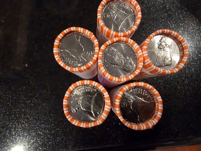 Lot Of 5 2026 P Declaration Of Independence Quarter BU Rolls July 4th Privy hunt