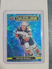 2021-22 Upper Deck Series 1 Dazzlers Blue #DZ-1 Trevor Zegras