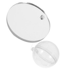 Dual Sided Acrylic Fish Tank Exercise Mirror Floating Ball Betta Fish Accessory