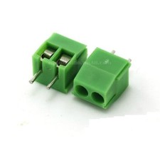 10pcs KF350-2P 3.5mm pitch 2 pin straight pin PCB screw terminal blocks #fb