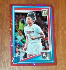 2025Panini WNBA Donruss Basketball Te-Hina Paopao Red Foil Rated Rookie Card#399