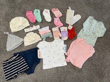 NEW Lot Of Baby Girls Various Items Socks Headbands Hats Bodysuit Mittens
