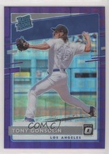 2020 Panini Donruss Optic FOTL Purple Pandora Prizm 95/99 Tony Gonsolin #59 1b8