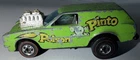 Vintage Hot Wheels REDLINE Tires Green Poison Pinto Hong Kong 1975
