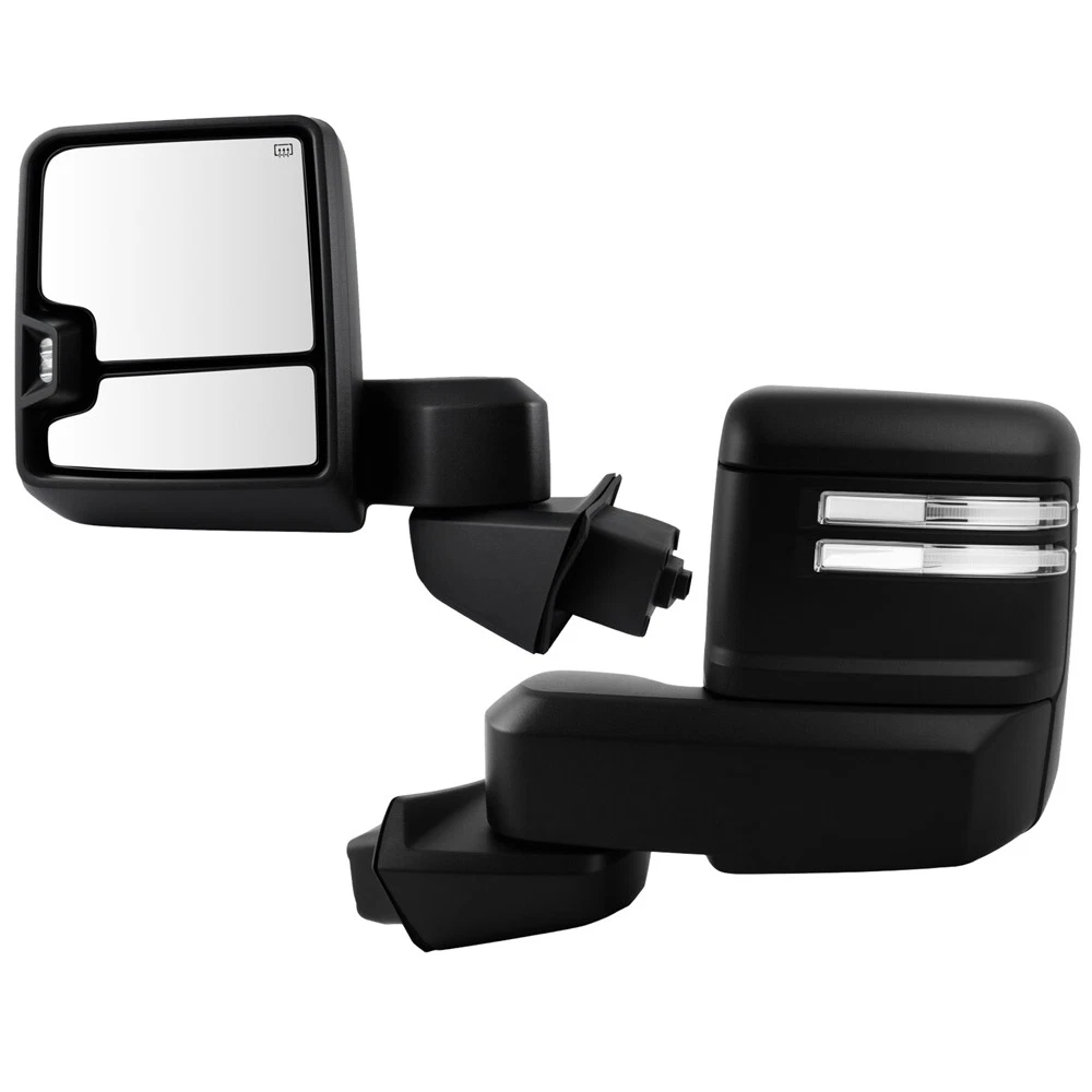 For 2019-2022 GMC Serria 1500 Pair Power Heated Turn Signal Temp Sensor Mirrors