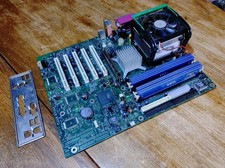 Retro Intel D865PERL AGP 1.5V ATX scheda madre combinata con 4 GB DDR, Pentium 4 TESTATA