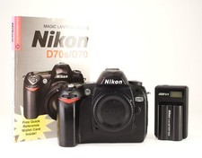 Nikon D70 DSLR Camera Body Only EN-EL3 Battery &  USB Charger 3,132 Shots