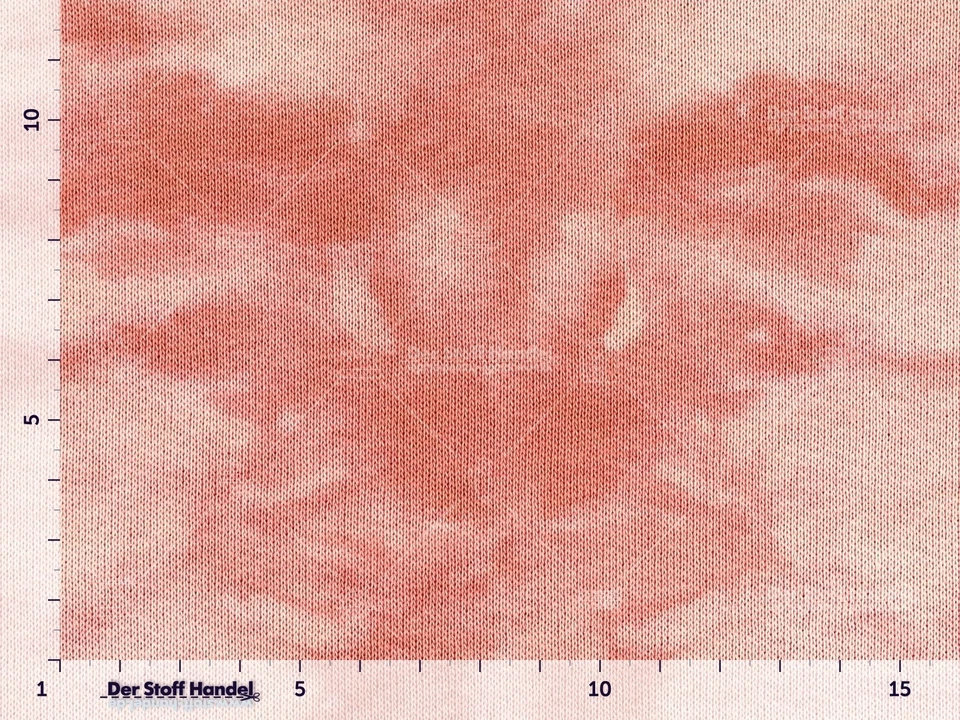 SWEAT Sweatshirt Stoff kuschlig warm innen gebrushed BATIK ROSÉ EUR 19,98/m - Bild 2 von 3