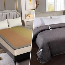 Heated Mattress Pad King Size, 72" X 84" Grey, Heated Blanket Electric King Size