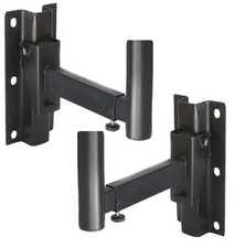 😍 COPPIA SUPPORTI STAFFE A MURO PARETE STATIVI CASSE ACUSTICHE BRACCIO STAND