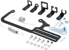 304147 EZ-EFI Cable Mount Kit Carburetor Throttle Cable Bracket Steel Black