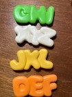Vintage 1987 Fisher-Price Fun With Food Alphabet Soup Can with alphabet letters — photo 2