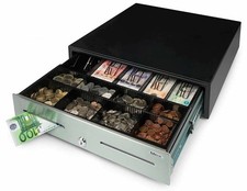 Safescan Cassetto Porta denaro Soldi PESANTE Apertura elettrica chiave HD-4646S