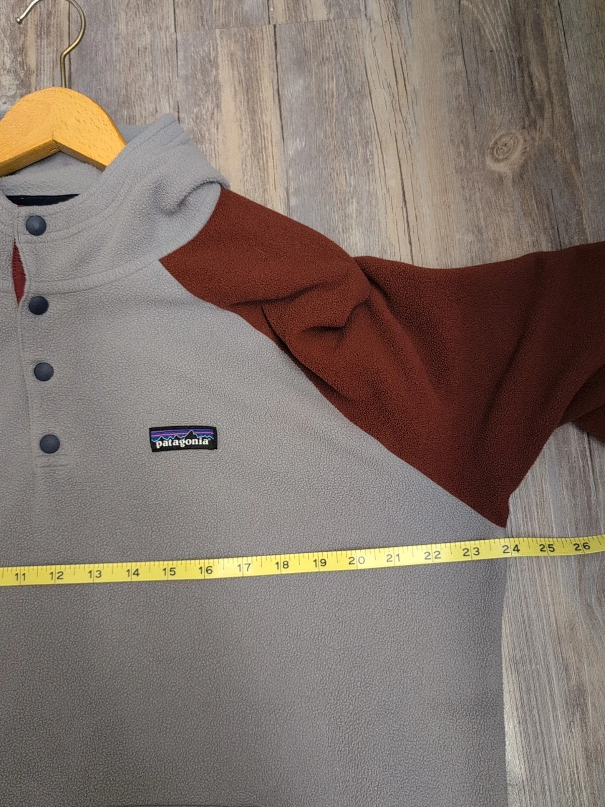 patagonia micro d two tone lightweight fleece pullover jacket