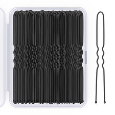 2.8 Inch U Shaped Hair Pins for Women Girls, Long Hair Pin Bobby Pin for Secu...