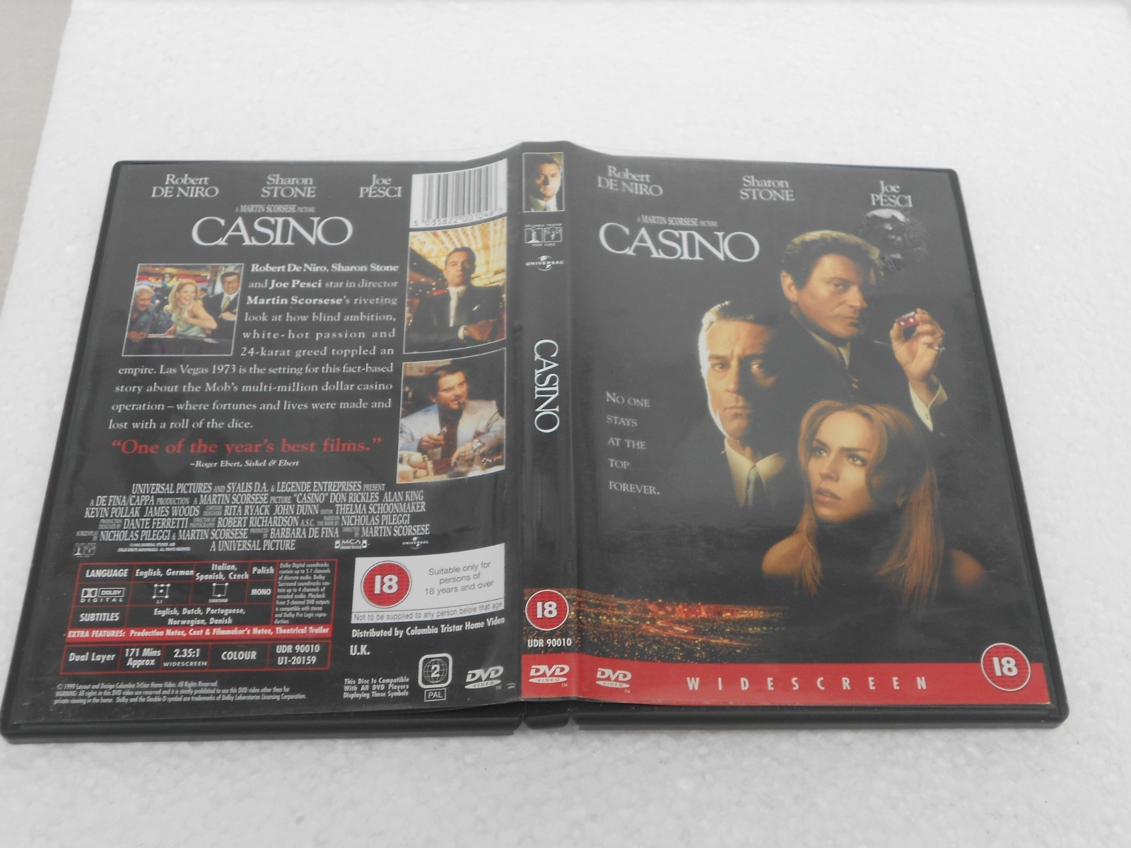 Casino (DVD, 1995) region 2 DVD